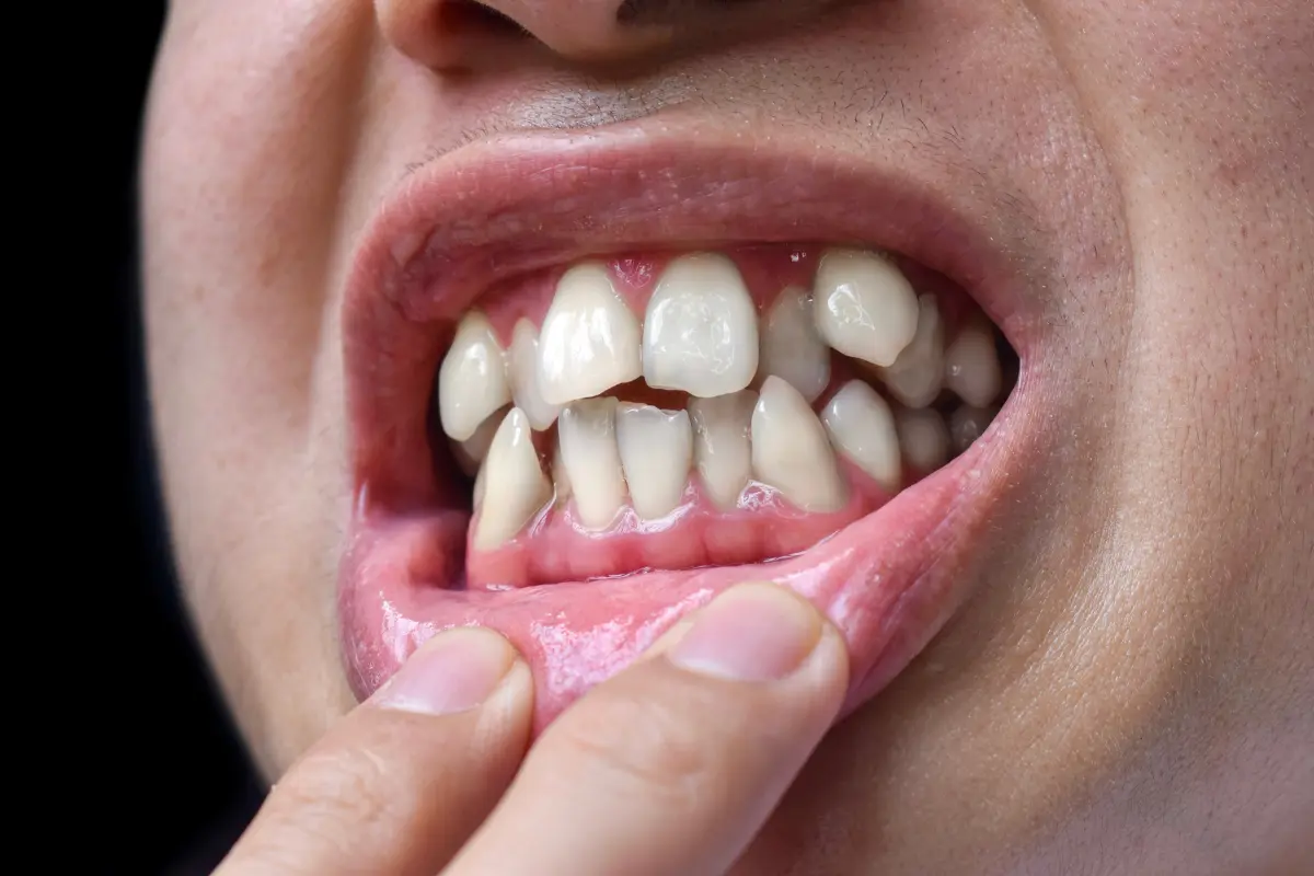 Problema dental complejo con desgaste y alteraciones de mordida