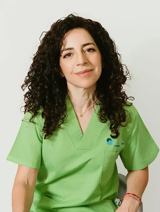 Dra. Arancha Otero, odontóloga titular de la clínica dental en Ávila